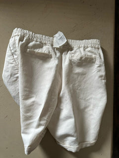 Brunello Cucinelli Men Linen-Blend Drawstring Shorts Of White US 38/54 New $795