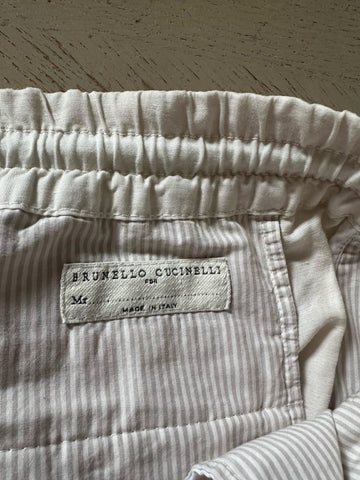 Brunello Cucinelli Men Linen-Blend Drawstring Shorts Of White US 38/54 New $795