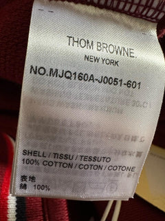 New $790 Thom Browne 4 L-Bar Men Track Pants Red Size 2/M Japan