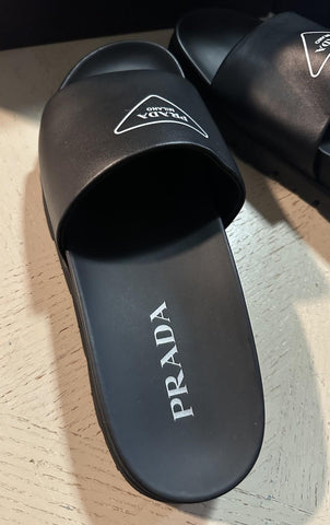 NIB Prada Mens Logo Chunky Lug Pool Slides Sandal 11 US/44 Eu