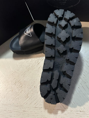 NIB Prada Mens Logo Chunky Lug Pool Slides Sandal 11 US/44 Eu