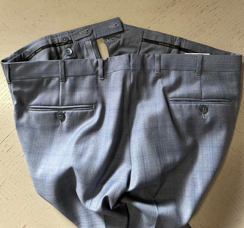 $1595 Ermenegildo Zegna Couture Dress Pants Gray 52/36 Switzerland