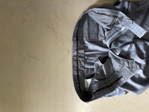 $1595 Ermenegildo Zegna Couture Dress Pants Gray 52/36 Switzerland