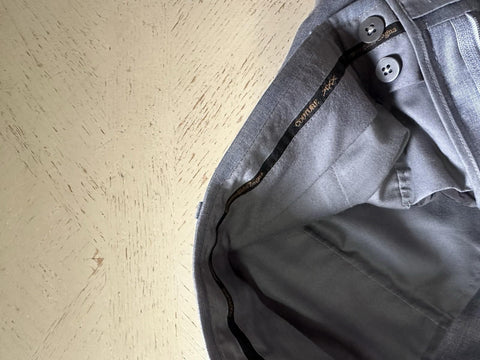 $1595 Ermenegildo Zegna Couture Dress Pants Gray 52/36 Switzerland