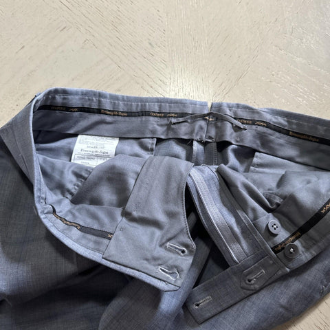 $1595 Ermenegildo Zegna Couture Dress Pants Gray 52/36 Switzerland