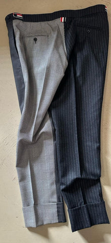 New $1450 Thom Browne Men Dress Pants Gray  Size 3 ( 52/36 )