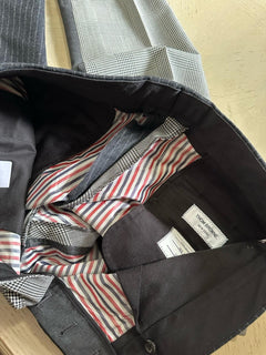 New $1450 Thom Browne Men Dress Pants Gray  Size 3 ( 52/36 )