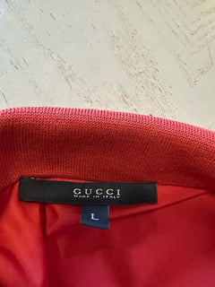 Gucci Men's GG Track Jacket Red Size L