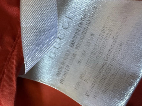 Gucci Men's GG Track Jacket Red Size L