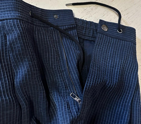 Giorgio Armani Men’s Drawstring Pants 38 US/54 Eu Navy NWT $1695 Italy