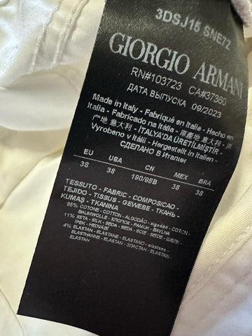 Giorgio Armani Men’s Lightweight Pants 38 US/54 Eu White NWT $795 Italy