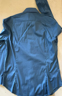 Giorgio Armani Mens Dress Shirt Blue Size 42/16.5 New $695 Italy