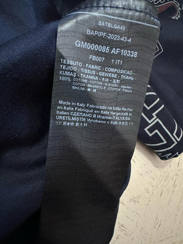 Giorgio Armani Men Limited Edition G Prnt T Shirt Navy 56/XL New $1095 Italy