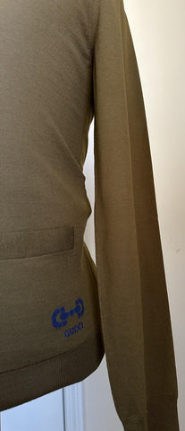 Gucci Men’s Wool Cardigan Sweater Brown Size M New $1980