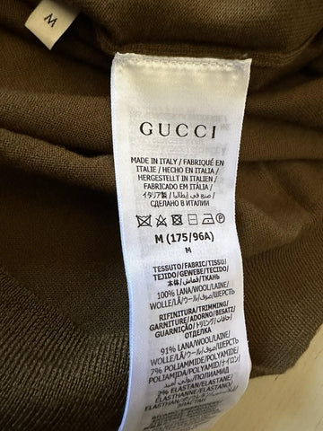 Gucci Men’s Wool Cardigan Sweater Brown Size M New $1980