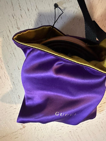 Gucci Women Leather GG Belt Brown Size 120/48 NWT 690557