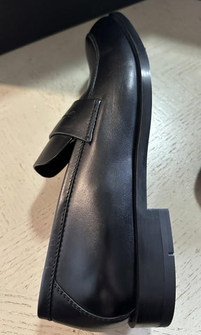 ZEGNA Leather Loafers Shoes Black 13 US/46 Eu New $950