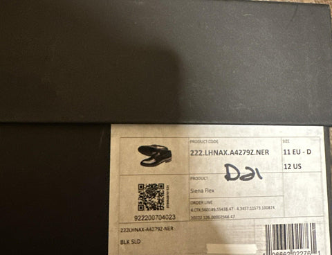 ZEGNA Leather Loafers Shoes Black 12 US/45 Eu New $950