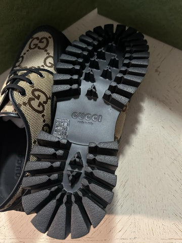 Gucci Mens GG Logo light weight Shoes Black/Camel 14 US/13 UK 699552 New