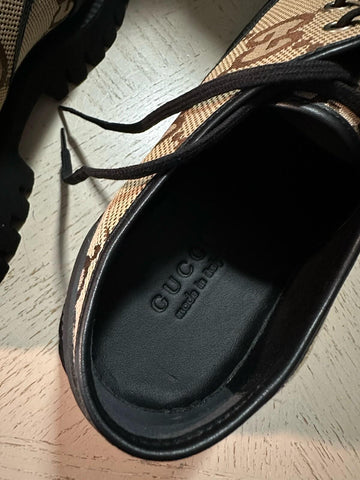 Gucci Mens GG Logo light weight Shoes Black/Camel 14 US/13 UK 699552 New