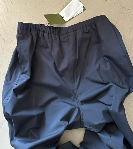 Gucci Men Drawstring Oversize Skater Heavy Cotton Pants Gray 36 US New $1350