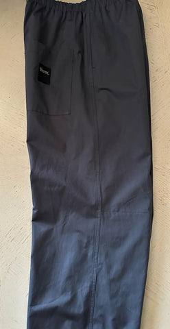 Gucci Men Drawstring Oversize Skater Heavy Cotton Pants Gray 36 US New $1350