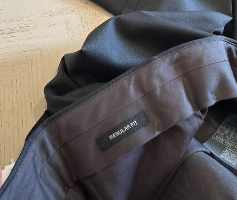 ZEGNA Regular Fit Dress Pants 15 MIL MIL Wool DK Gray 32 US ( 48 Eu ) New $980