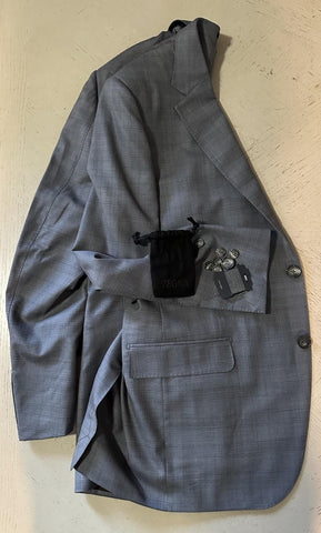 New $6450 ZEGNA Couture Wool Suit Gray 44R US/54R Eu  Italy