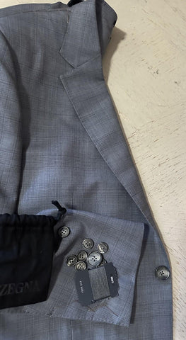 New $6450 ZEGNA Couture Wool Suit Gray 44R US/54R Eu  Italy