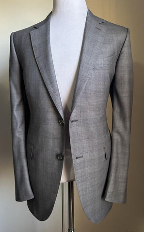 New $6450 ZEGNA Couture Wool Suit Gray 44R US/54R Eu  Italy
