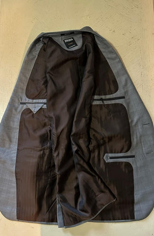 New $6450 ZEGNA Couture Wool Suit Gray 44R US/54R Eu  Italy