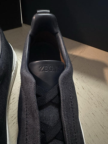 ZEGNA Couture Sneakers Shoes Blue 14 US/47 Eu New $850