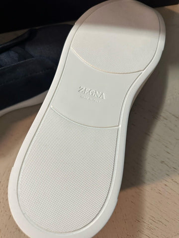 ZEGNA Couture Sneakers Shoes Blue 14 US/47 Eu New $850