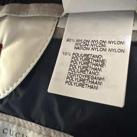 New $3350 Brunello Cucinelli Fair Isle Puffer Vest Gilet Navy/White Size S