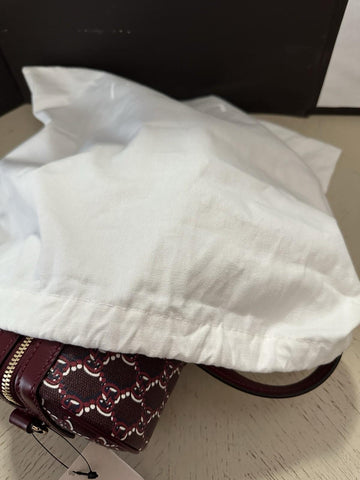 Gucci GG Print small shoulder bag in the Rosso Ancora Burgundy 796230 New $2250