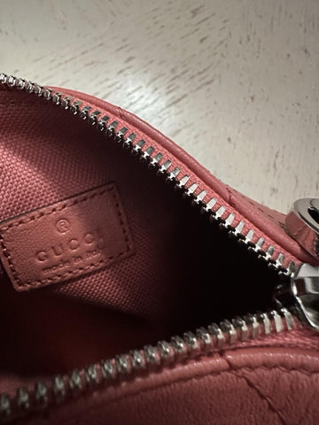 Gucci Blondie mini Leather shoulder bag Pink 760170 New $2250