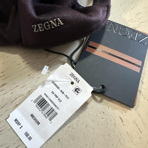 NWT ZEGNA Cashmere Baseball Hat Purple maybe  Size M Italy