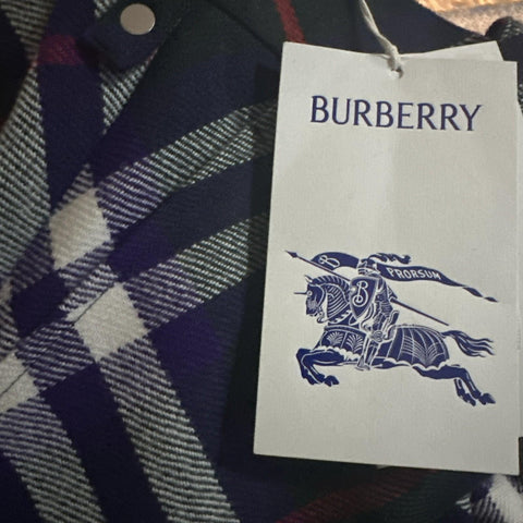 NWT $2850 Burberry Men’s Check Wool Pants Green/Blue/Red 34 US ( 50 Eu ) Italy