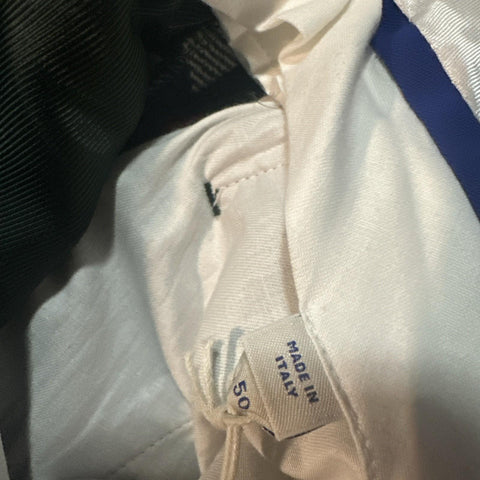 NWT $2850 Burberry Men’s Check Wool Pants Green/Blue/Red 34 US ( 50 Eu ) Italy