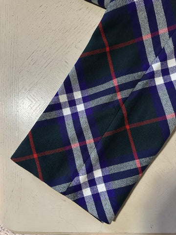 NWT $2850 Burberry Men’s Check Wool Pants Green/Blue/Red 32 US ( 48 Eu ) Italy