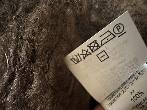 New $1950 Brunello Cucinelli Knit Embellished Cropped Sweater Vest DK Brow L