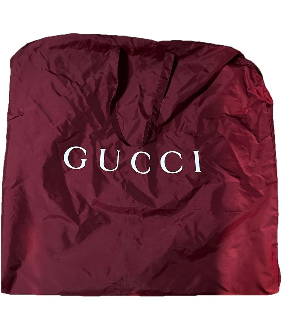 Brand New Gucci Garment Suit,  Any Clothing Unisex Burgundy Bag