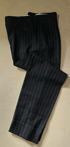 Ralph Lauren Purple Label Double-Breasted Suit Black 46R US/56R Eu New $3295