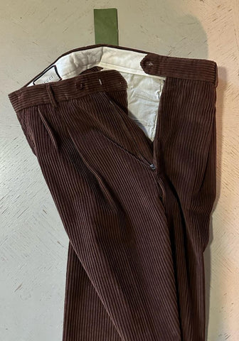 Gucci Men Corduroy Pants DK Brown 36 US ( 52 Eu ) Italy New $1250