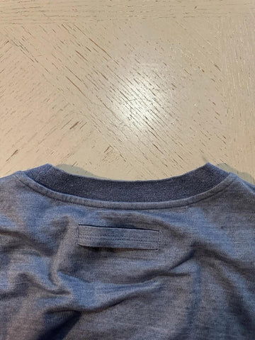 NWT $890 ZEGNA Linen Short Sleeve T-Shirt MD Blue Size XXL US ( 56 Eu ) Italy