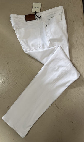 New ZZEGNA Men Slim Fit Jeans Pants White 38 US/54 Eu