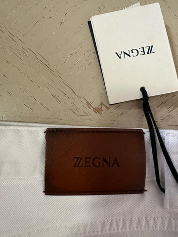 New ZZEGNA Men Slim Fit Jeans Pants White 38 US/54 Eu
