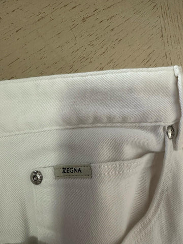 New ZZEGNA Men Slim Fit Jeans Pants White 38 US/54 Eu