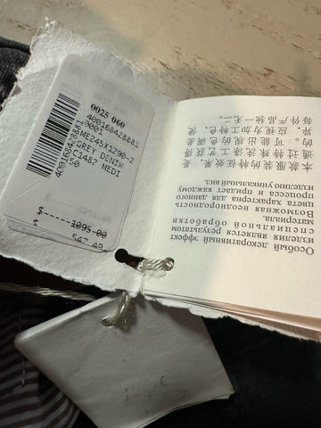 $1095 Brunello Cucinelli Men High Rise Faded Jeans Pants MD GREY/Black 50/34