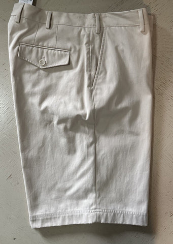 NWT $695 Brunello Cucinelli Men Short Pants Ivory Size 52/36